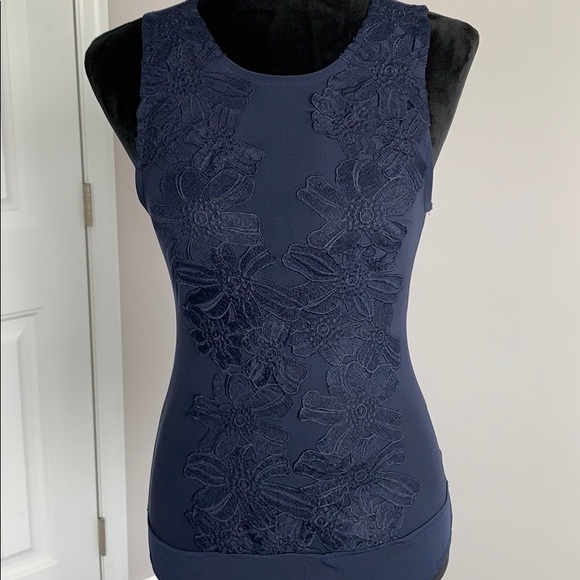 Beautiful Sheer Floral Haute Monde Bodysuit - Picture 2 of 7